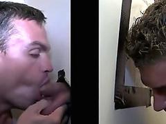 Sucking dick of a sexy gay hunk