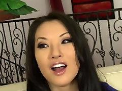 Oriental Sweetheart Asa Akira drilled after impure questions