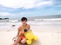 Rin Tachibana orange Bikini [ Softcore ]