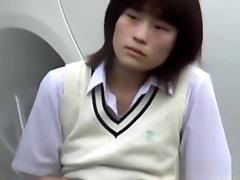 Japanese teenagers peeing