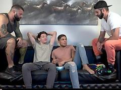 Son Swap Fitness Session - Twink Trade - SayUncle